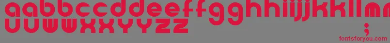 Powerweld Font – Red Fonts on Gray Background