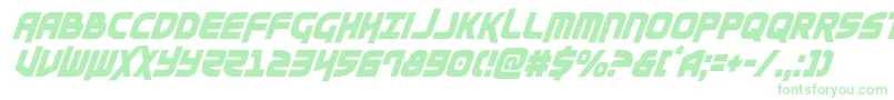 Moltorscondital Font – Green Fonts on White Background