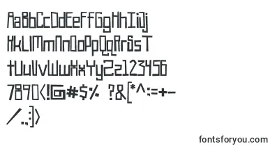 Robothead font – tall Fonts