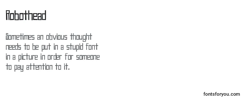 Robothead Font