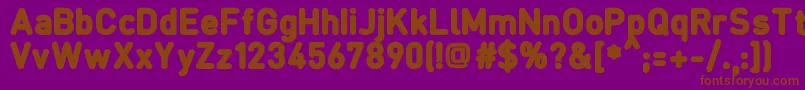 More about FcraftB Font FcraftB Font – Brown Fonts on Purple Background