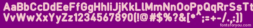 More about FcraftB Font FcraftB Font – Pink Fonts on Purple Background