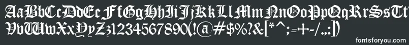 OldenglishRegular Font – White Fonts