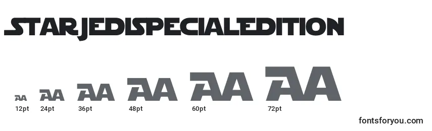 StarjediSpecialEdition Font Sizes