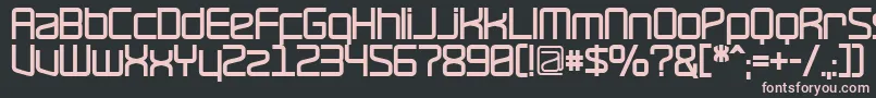 RavepartyBold Font – Pink Fonts on Black Background