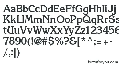 IntuitionsskBold font – newspaper Fonts