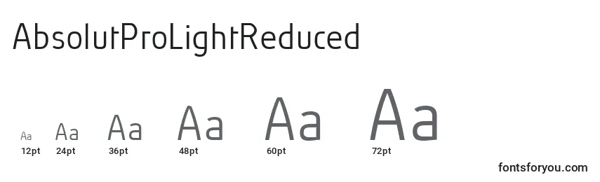 AbsolutProLightReduced Font Sizes