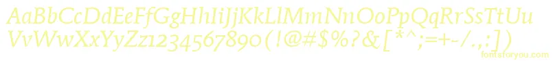 MendozaRomanOsItcTtBookita Font – Yellow Fonts