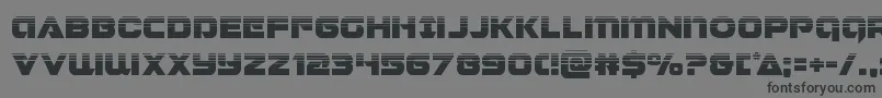 Jeebrahalf Font – Black Fonts on Gray Background