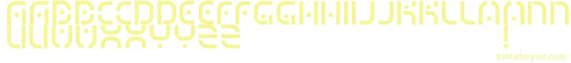 MizuRegular Font – Yellow Fonts on White Background