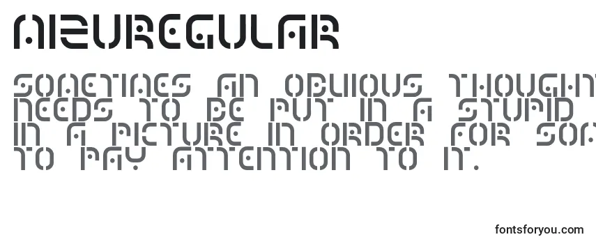 Шрифт MizuRegular