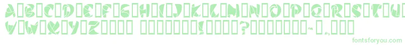 StilettoBlack Font – Green Fonts on White Background