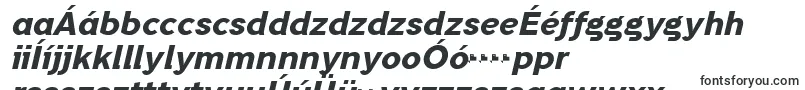 Шрифт TripletaExtraboldItalic – венгерские шрифты