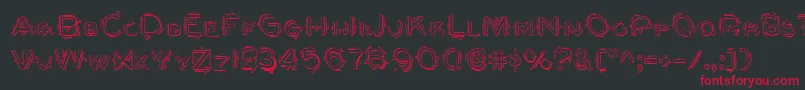 Berserkers Font – Red Fonts on Black Background