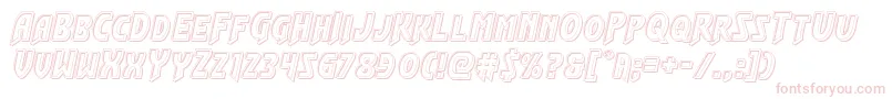 Flashrogersengrave Font – Pink Fonts on White Background