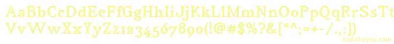 IrianisadfstdBold-fontti – keltaiset fontit