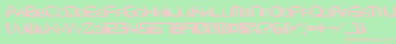 ChintzyCpuBrk Font – Pink Fonts on Green Background