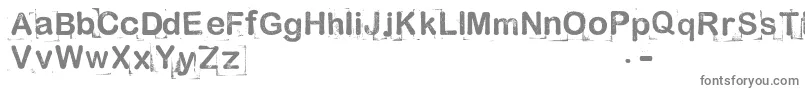AnalProbe2012x-Schriftart – Graue Schriften