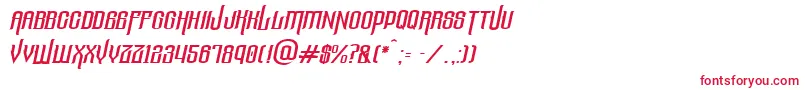 ThelostcanyonItalic Font – Red Fonts