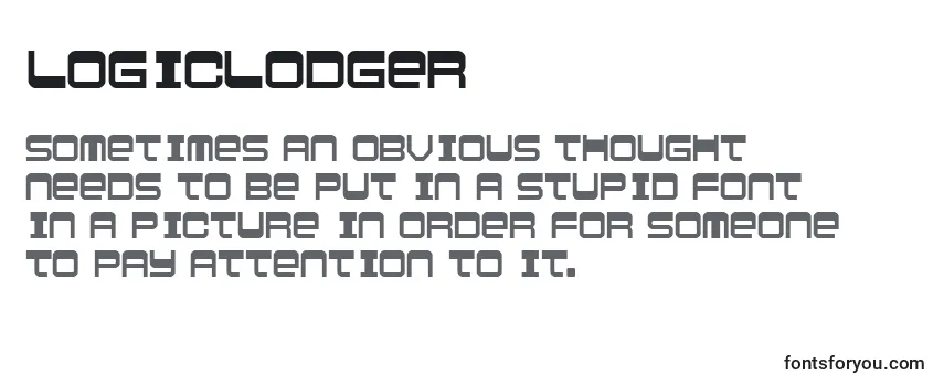Шрифт Logiclodger