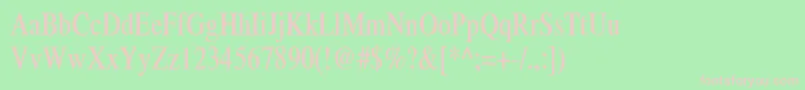 Ft48 Font – Pink Fonts on Green Background