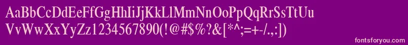 Ft48 Font – Pink Fonts on Purple Background