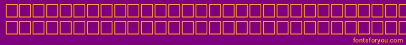 Alawi339 Font – Orange Fonts on Purple Background