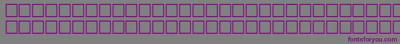 Alawi339-fontti – violetit fontit harmaalla taustalla
