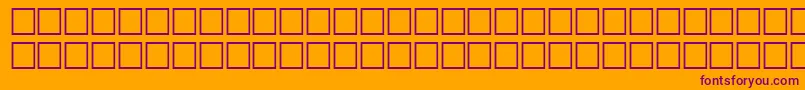 Шрифт Alawi339 – фиолетовые шрифты на оранжевом фоне