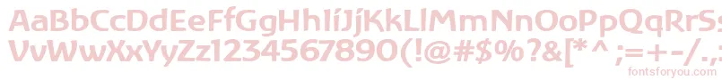 LinotypeAtlantisBold Font – Pink Fonts on White Background