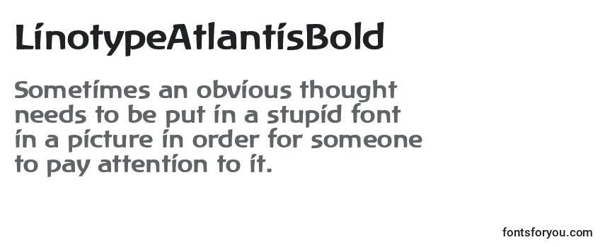 LinotypeAtlantisBold フォントのレビュー
