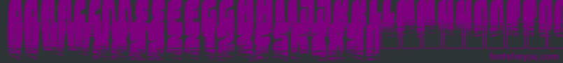 KolossalBlack Font – Purple Fonts on Black Background