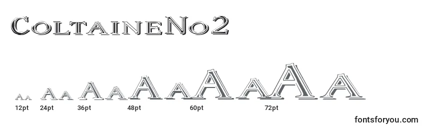 ColtaineNo2 Font Sizes