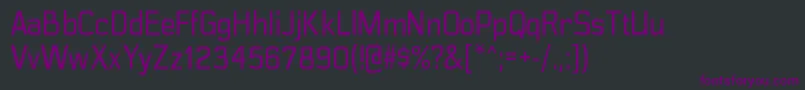 PolyflecrgRegular Font – Purple Fonts on Black Background