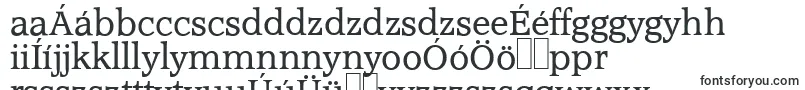 Шрифт AccoladeserialRegular – венгерские шрифты