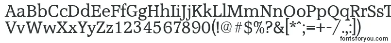 Czcionka AccoladeserialRegular – rosta typografia