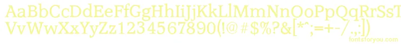 AccoladeserialRegular Font – Yellow Fonts