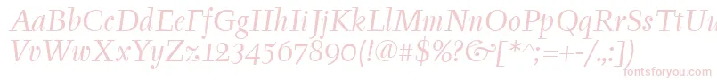 TyfaitcTtРљСѓСЂСЃРёРІ Font – Pink Fonts on White Background