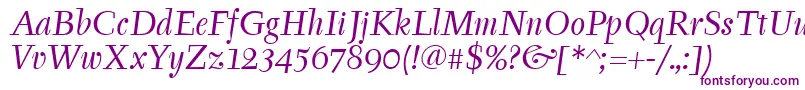 TyfaitcTtРљСѓСЂСЃРёРІ-Schriftart – Violette Schriften