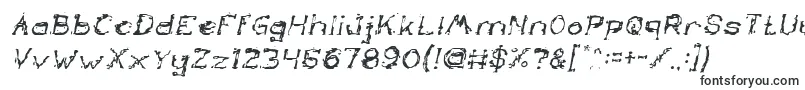 TheLazyDogItalic-Schriftart – Schriften für Adobe Reader