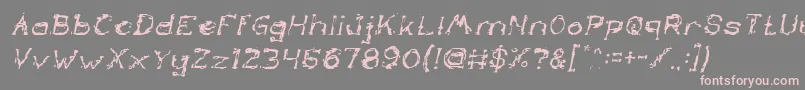More about TheLazyDogItalic Font TheLazyDogItalic Font – Pink Fonts on Gray Background