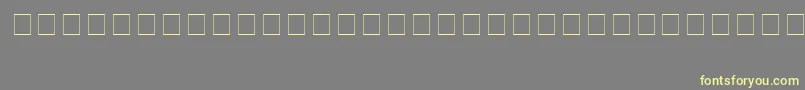 BusinessIndustrialDingbats Font – Yellow Fonts on Gray Background