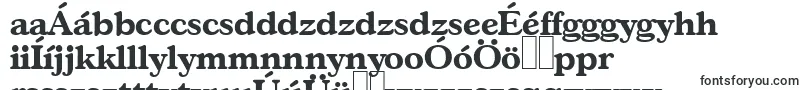 Шрифт GascogneserialXboldRegular – венгерские шрифты