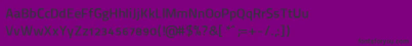 ThaitilliumImproved6002 Font – Black Fonts on Purple Background