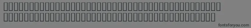 ThoughtPolice Font – Black Fonts on Gray Background