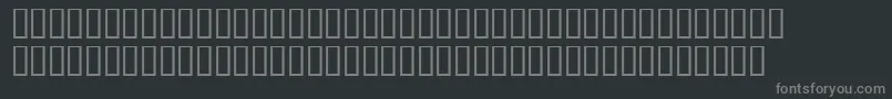 ThoughtPolice Font – Gray Fonts on Black Background