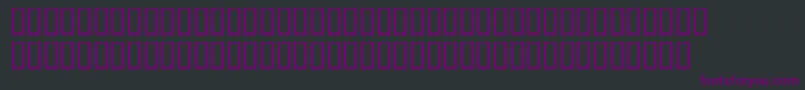 ThoughtPolice Font – Purple Fonts on Black Background