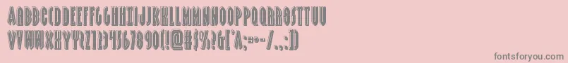 Grendelsmotherbevel Font – Gray Fonts on Pink Background