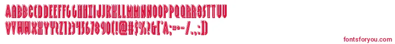 Grendelsmotherbevel Font – Red Fonts on White Background