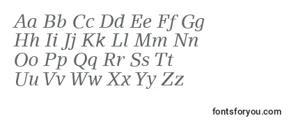 Review of the LinoletterItalicOldstyleFigures Font